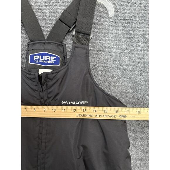 Pure Polaris Black Snow Bib Coveralls Insulated Waterproof Nylon Mens Size G New - Picture 6 of 8